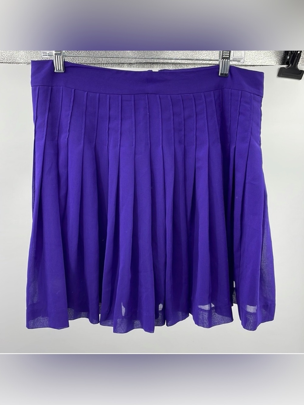 GAP Purple Pleated Lined Skirt Size 6